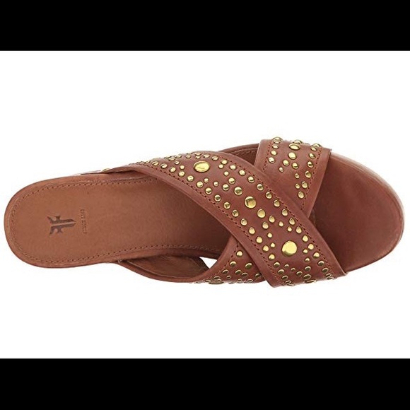 🎈SOLD!🎈 NWOT Frye Fiona Deco Slides - Picture 3 of 8